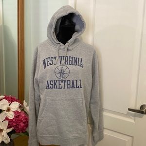WVU hooded basketball sweatshirt